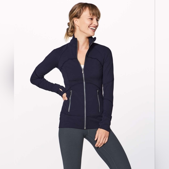 lululemon athletica Tops - Lululemon Contour Jacket In Midnight Navy